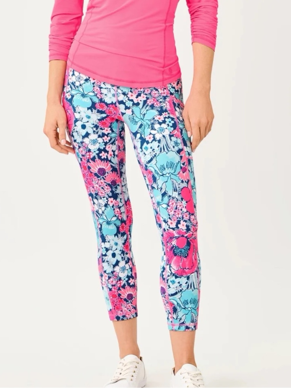 Lilly Pulitzer UPF 50+ Luxletic 21" Weekender High Rise Crop Legging
